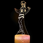 lampe 3d one piece miss all sunday orange