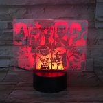 lampe 3d one piece mugiwara rouge