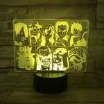 lampe 3d one piece mugiwara jaune