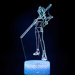lampe 3d one piece nami blue