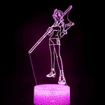 lampe 3d one piece nami purple