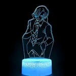 lampe 3d one piece sanji suit blue 1