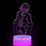 lampe 3d one piece sanji suit purple