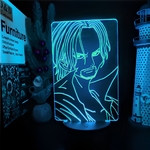 lampe 3d one piece shanks face blue 2
