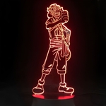 lampe 3d one piece usopp rouge