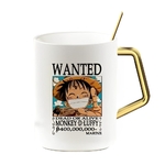 mug one piece gold pure luffy wanted