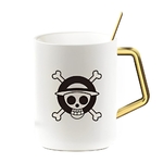 mug one piece gold pure logo