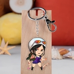 porte cles one piece mugi nico robin