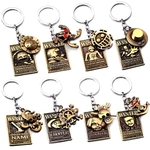 porte cles one piece mugiwara wanted 1