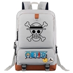 sac a dos one piece reinforce luffy gris