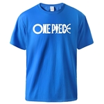 t shirt one piece bleu