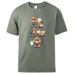 t shirt one piece luffy saitama fusion kaki