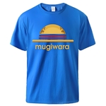 t shirt one piece mugiwara bleu
