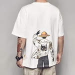 t shirt one piece nerverules monkey luffy blanc 2