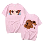 t shirt one piece pirate nami pink