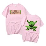 t shirt one piece pirate roronoa zoro rose
