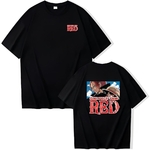 t shirt one piece red movie noir