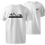 t shirt one piece mugiwara shadows blanc