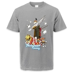 t shirt one piece thousand sunny bubble grey