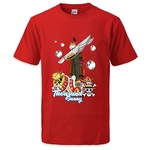 t shirt one piece thousand sunny bubble red