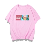 t shirt one piece tony chopper pink