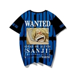 t shirt one piece wanted vinsmoke sanji 3