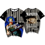 t shirt one piece wanted roronoa zoro 1