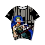 t shirt one piece wanted roronoa zoro 2