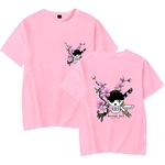 t shirt one piece zoro cherry tree flower rose