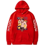 sweatshirt one piece ace asce red