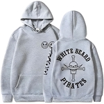sweatshirt one piece ace barbe blanche grey