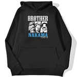 sweatshirt hoodie one piece brother nakama noir