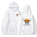 sweatshirt one piece double logo white