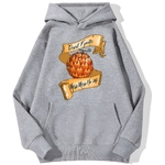 sweatshirt hoodie one piece fruit demon gris