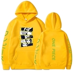 sweatshirt one piece green mugiwara yellow