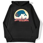 sweatshirt hoodie one piece laboon noir