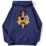 sweatshirt hoodie one piece legends bleu marine