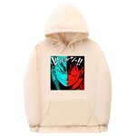 sweatshirt hoodie one piece luffy zoro beige