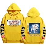 sweatshirt one piece monkey luffy gear fifth yellow