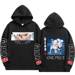 sweatshirt one piece monkey luffy gear fifth black