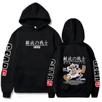 sweatshirt one piece luffy gear fifth black