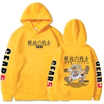sweatshirt one piece luffy gear fifth yellow