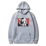 sweatshirt one piece luffytaro zorojuro grey