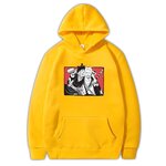 sweatshirt one piece luffytaro zorojuro yellow