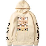 sweatshirt one piece mugiwara eyes beige