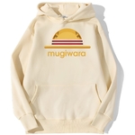 sweatshirt hoodie one piece mugiwara strawhat beige