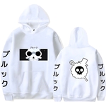 sweatshirt one piece pirate brook blanc
