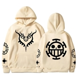 sweatshirt one piece pirate trafalagar law beige