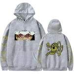 sweatshirt one piece pirate usopp gris