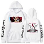sweatshirt one piece red hair pirates white